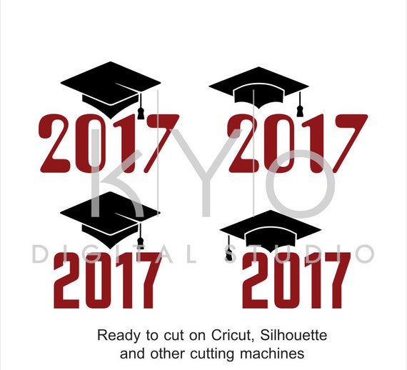 Items similar to Graduation SVG cut files, Class of 2017 ...