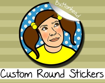 25 Custom Round Labels - Custom Soap Labels - 1.5, 2, or 2.5 Inch