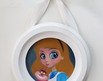 Painting Alice in Wonderland Cheshire Cat