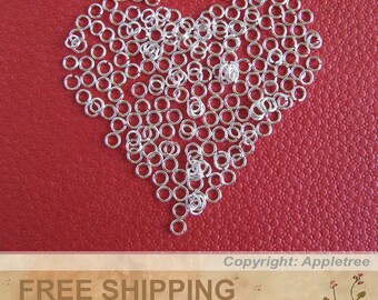 50 Sterling Silver Jump Rings 3mm 22 Ga Open Ring 22 Gauge Jumpring 22Ga