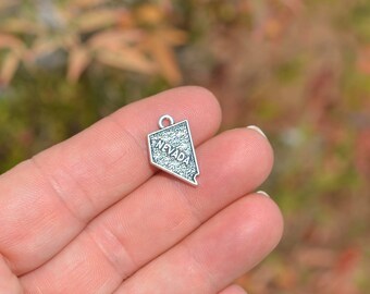 5 Silver State of Nevada Charms SC1194