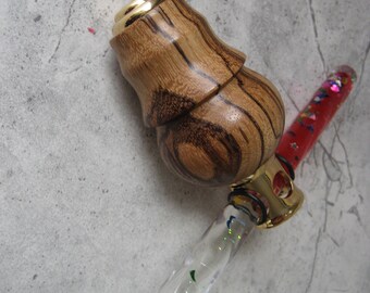 Mini Wand Kaleidoscope (African Zebrawood)