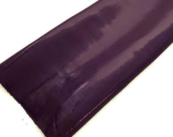 Purple Patent Leather / Purple Patent / Purple Leather / Patent Leather / Shiny Purple Leather / Genuine Leather / Leather Supply / 20 x 24