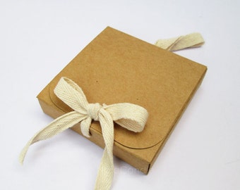 Bulk Brown Kraft Box, Gift Box, Favor Box, Kraft Jewelry Box Set of 50