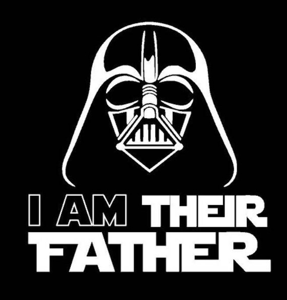 Download I Am Their Father tshirt. Darth Vader. Star Wars. Daddy shirt