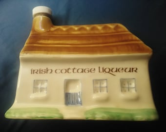 Irish Cottage Liqueur collectible container (Empty)