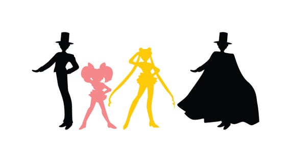 SailorMoon Sailor Moon ChibiMoon Chibiusa Tuxedo Kamen ...