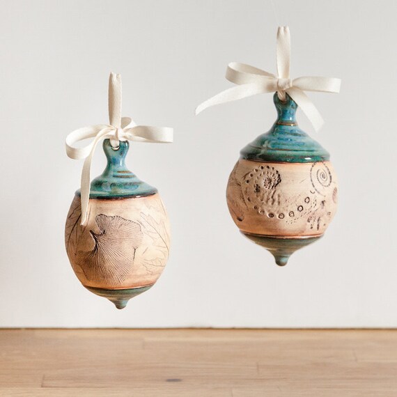 Handmade ceramic ornament