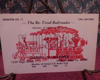 Vintage CB Radio card