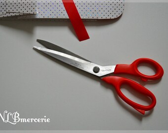 Scissors sewing TAKSUN 25 cm Blue or red