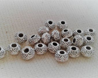 Lot De 100 Perles Rondes En Bois Naturel Multicolores Pour Macramé