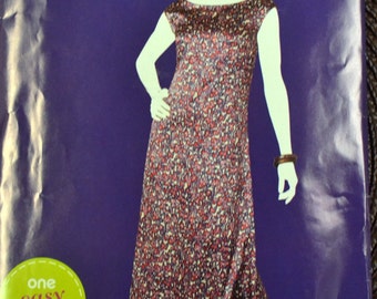 Sewing Pattern Simplicity 1993 Misses' Pullover Dress Bust 32- 44 inches Uncut Complete