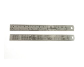 Stainless Steel Flexible Ruler for Jewelry Making - 35-510
