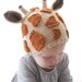 Giraffe Hat KNITTING PATTERN / Giraffe Pattern / Giraffe Baby Hat / Giraffe Gift / Newborn photo prop / Giraffe Beanie / Knitted Giraffe