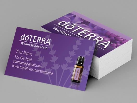 DoTERRA Business Cards DoTERRA Cards DoTERRA Square Corners