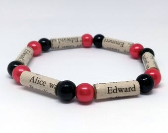 Twilight Paper Bead Bracelet