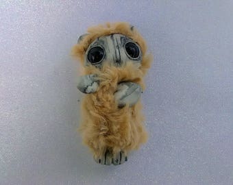 Cute Fuzzy Creature Sculpture
