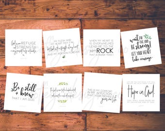 ESV, Comfort from the Psalms, Scripture Cards, Truth Squares, Hope, Encouragement, Bible Verse, Gift, Friend