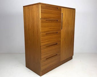 Danish Teak Vintage Modern Gentleman's Bureau -SOLD