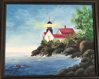 Lighthouse on the coast