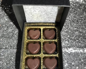 Dark Chocolate Peppermint Heart