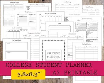planners for college students 2018