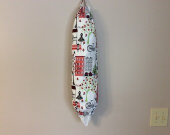 Plastic Bag Holder. Grocery Bag Holder. Grocery Bag Dispenser