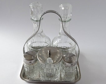 Vintage French Condiment Serving Set