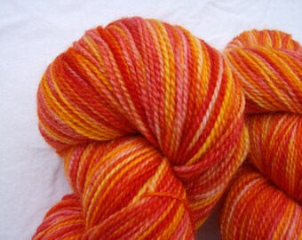 Maple Leaves - Hand-painted Superwash Merino Wool 275 yds.