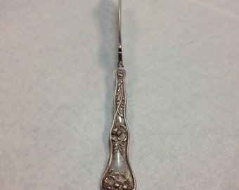 Floral Silver Plate Reed & Barton Master Butter Knife c.1920-1930
