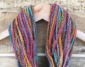 Handmade Crochet Necklace Chain Scarf