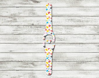 HandDrawn Sketched Magic Band Decal | Magic Band 1 or 2 Decal | Magic Band Wrap | Magic Band Sticker | Glitter MagicBand Decal