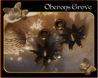 10 Sporen Charms bronze 10x12mm