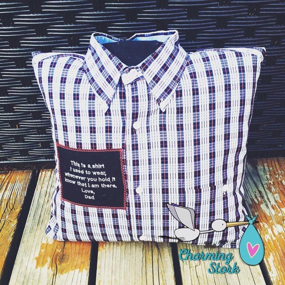 no sew memory shirt pillow