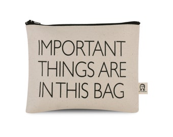 important things are in this bag pouch