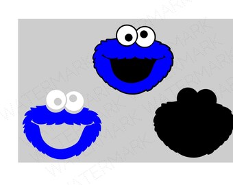 Download Sesame street faces | Etsy