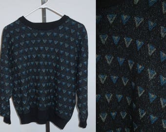 Vintage Tundra Canada Sweater ~ 1990's Geometric Wool Sweater ~ Vintage Sweater ~ Vintage Tundra ~ Medium