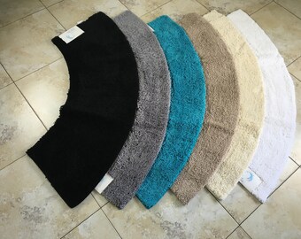 Microfibre Non Slip Large Curved Shower Mat