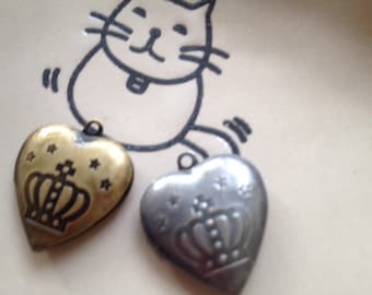 Crown - HEART Locket 20x20mm - Code 279.663