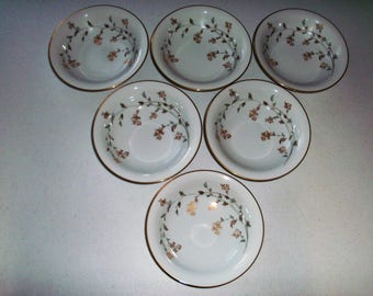 Noritake Florence Set Of Six Coupe Soup Bowls
