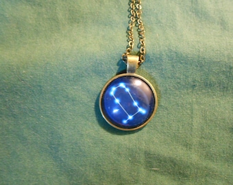 Zodiac star Gemini necklace