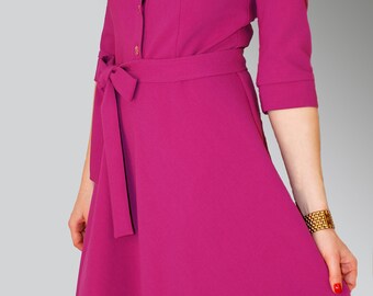 Dress-shirt with turn-down collar