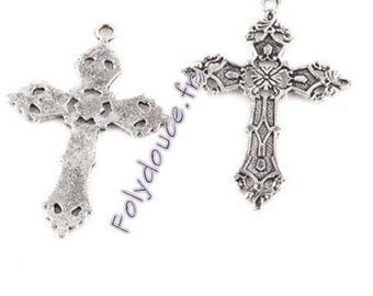 Charm silver - Christian cross unit