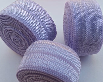 5/8 LAVENDER Fold Over Elastic 5 or 10 Yards