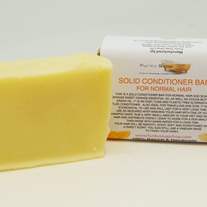 1x Solid Conditioner Bar for Normal hair, 95g, Handmade and economical
