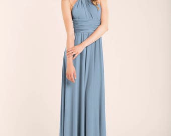 Blue bridesmaid dress, Niagara blue dress, bridesmaid dresses, niagara blue wedding, infinity dress, jeans blue dress, niagara blue dresses