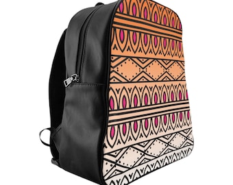 Boho Festival Backpack In Pink