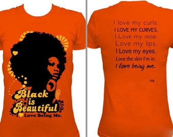 Black is Beautiful Orange