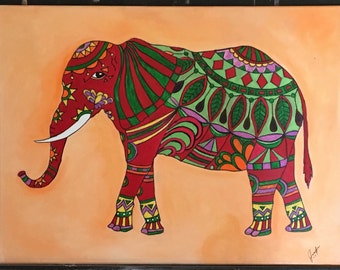 Elephant painting