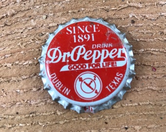 Dublin Texas Tx Vintage Collectible Dr Pepper Soda Bottle Cap